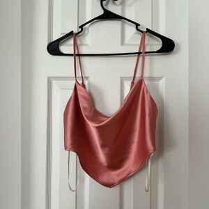 H&M DIVIDED Satin Strap Top